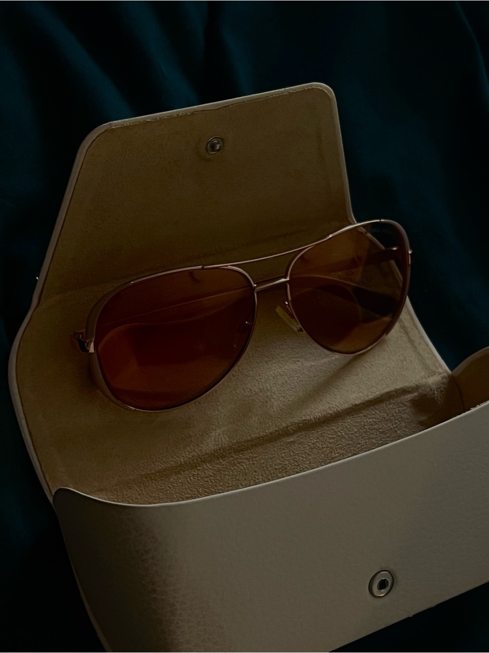 Michael Kors Brown Aviator Sunglasses